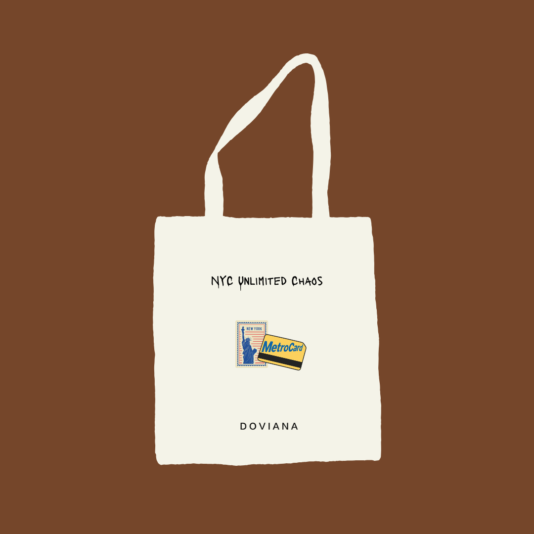 DOVIANA Signature NYC Vibe Tote Bags