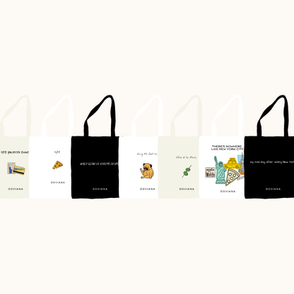 DOVIANA Signature NYC Vibe Tote Bags