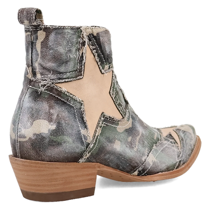 Dan Post Stardust - Women's Denim Cowgirl Booties