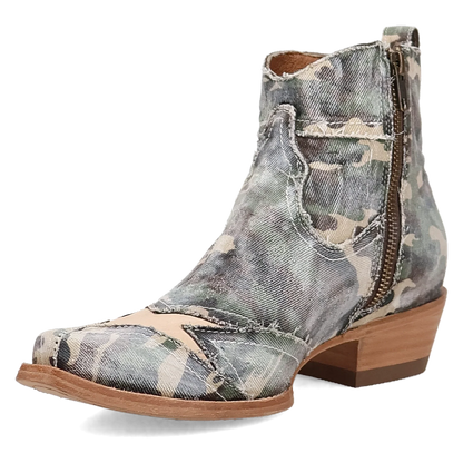 Dan Post Stardust - Women's Denim Cowgirl Booties