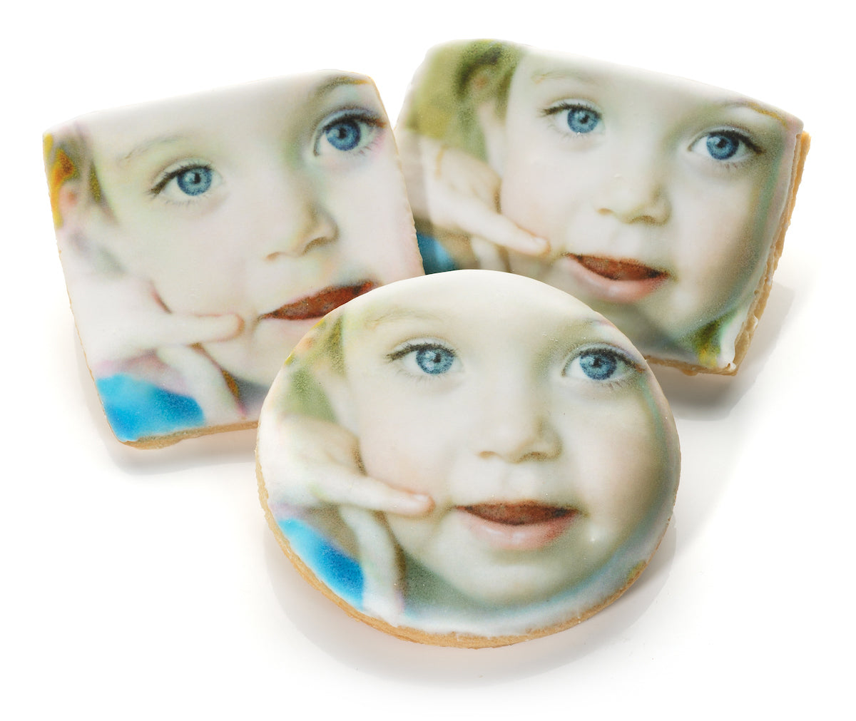 Printed  Iced Square Sugar Cookie- Single