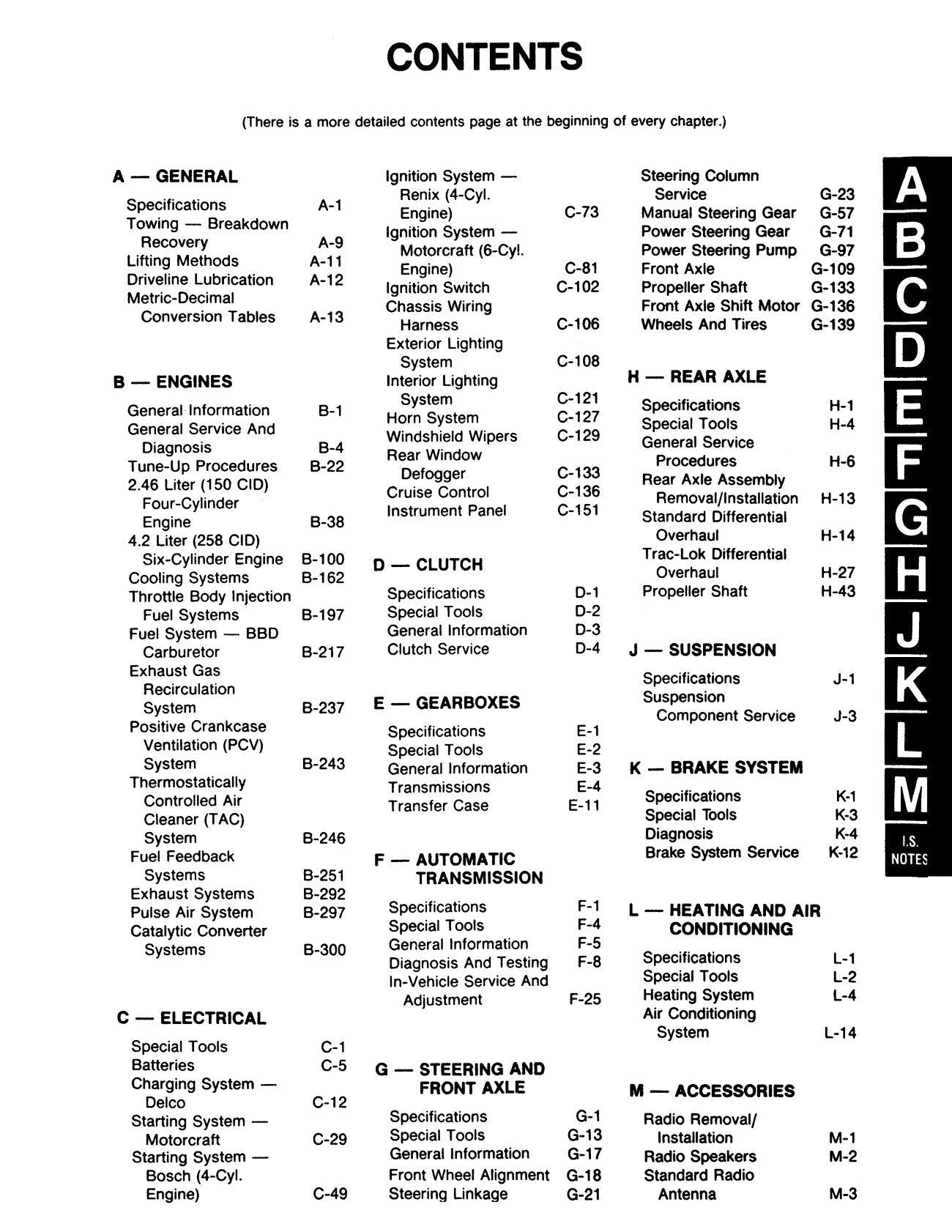 Detroit Iron - 1987 - 1988 Jeep Wrangler / YJ Service Workshop Manual - M.R.279