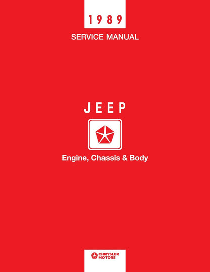 Detroit Iron - 1989 Jeep Shop Manual (4 Volumes)