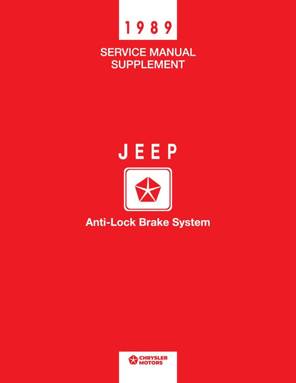 Detroit Iron - 1989 Jeep Shop Manual (4 Volumes)