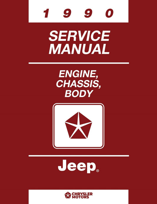 Detroit Iron - 1990 Jeep Shop Manual - 2 Volumes