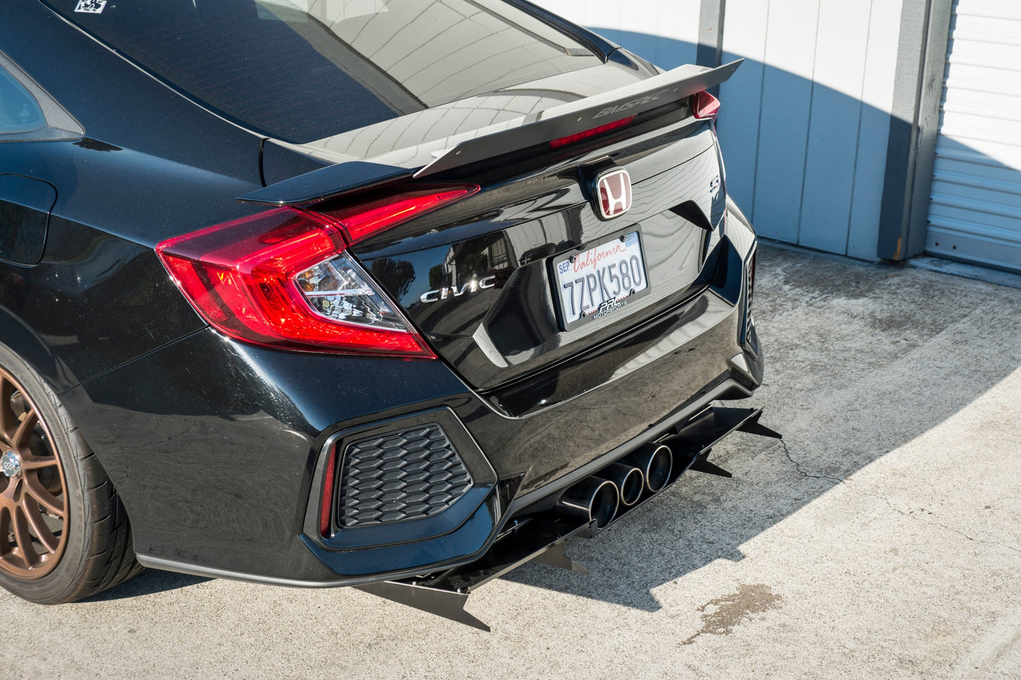 Diffuser V1C+ – Honda Civic Si Sedan (FC1, 2017-2021)