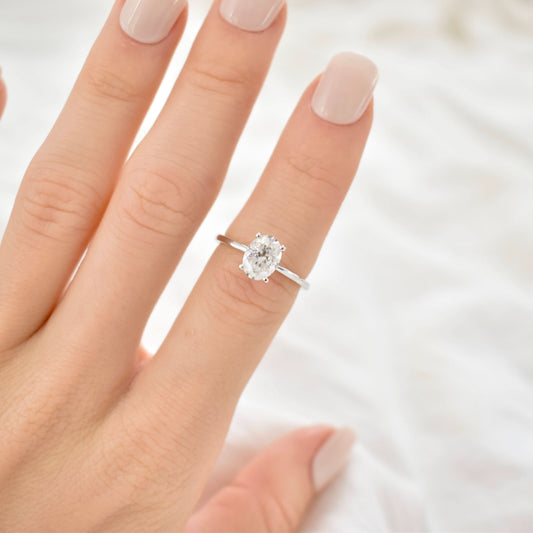 "Valentina" Ring- Moissanite Collection