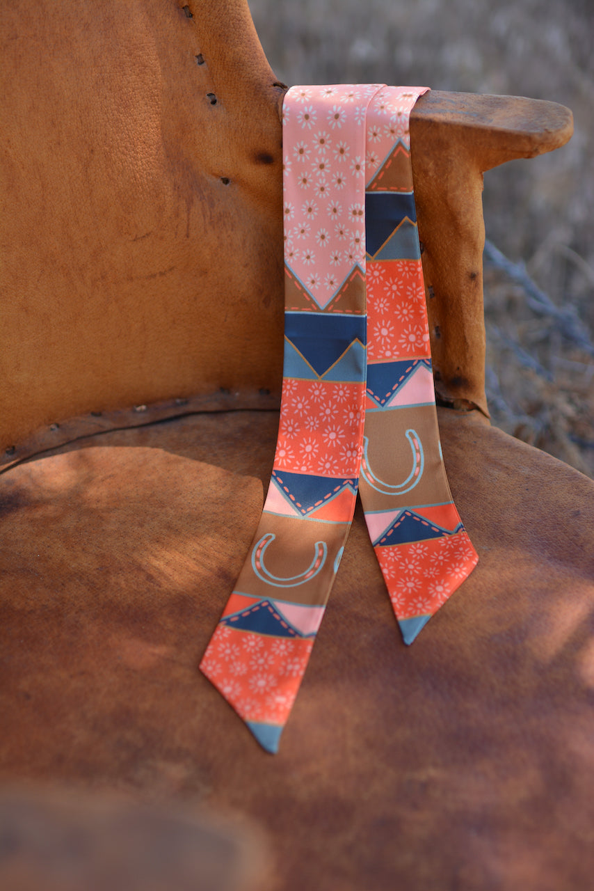 Frontier Bound Quilted Patchwork Twilly Scarf V1 — Final Stock