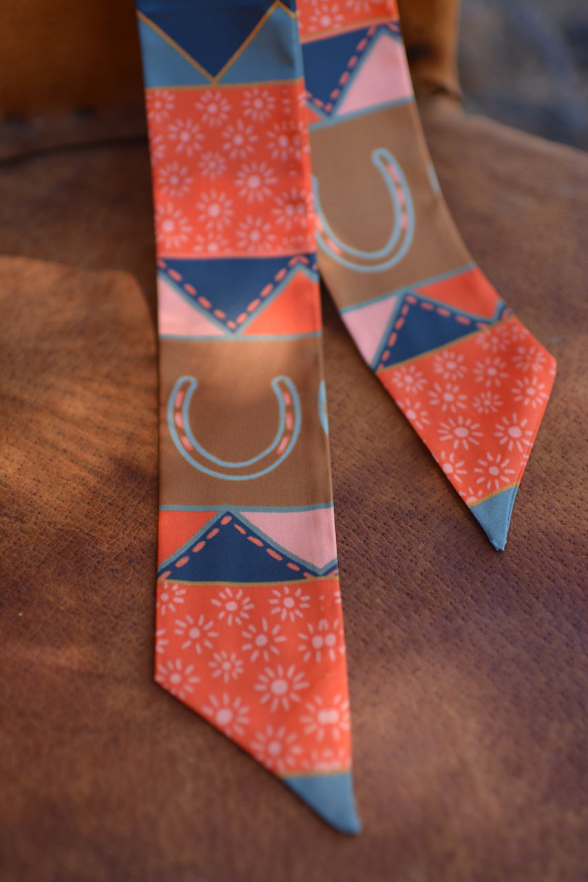 Frontier Bound Quilted Patchwork Twilly Scarf V1 — Final Stock