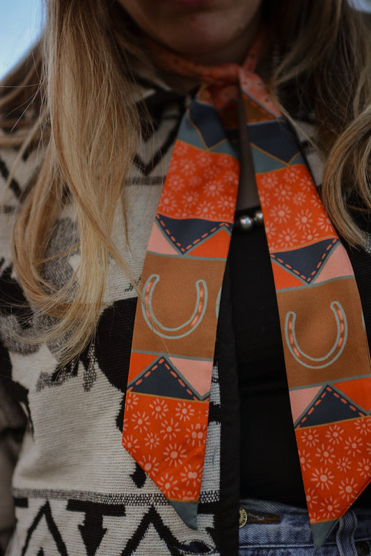 Frontier Bound Quilted Patchwork Twilly Scarf V1 — Final Stock