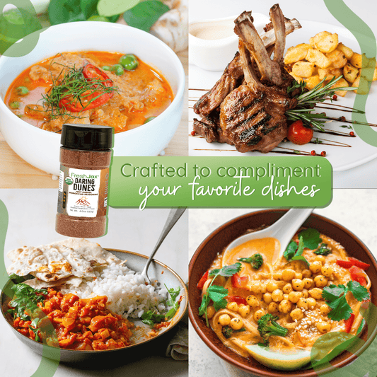 Daring Dunes® Spicy Harissa Seasoning – Low Sodium North African Heat