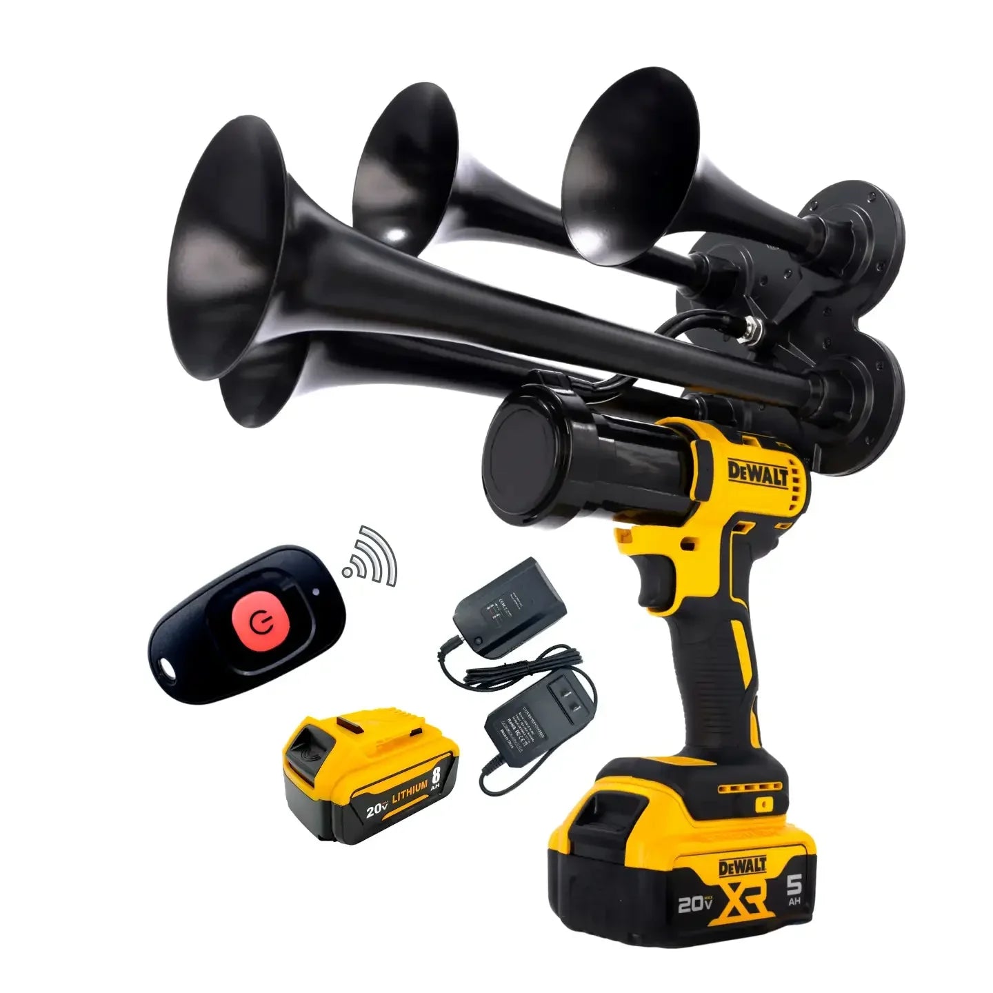 Train Horn for DeWalt Batteries – Quad