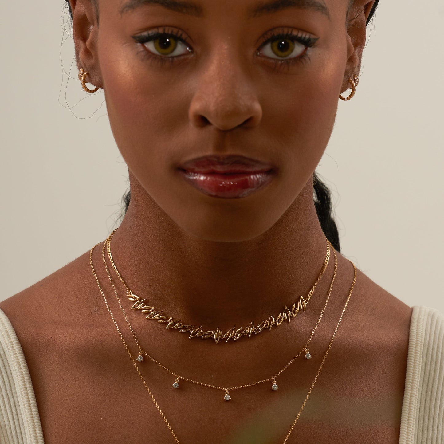 Doviana Signature Irregular Choker Necklace