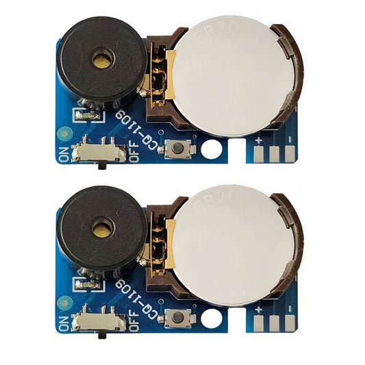 2X Cricket Noise Maker for Pranks, April Fool's Day Annoying Sound Gadget, Blue Buzz PCB Sound Device.