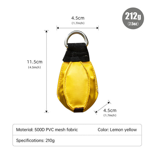 210G PVC Tree Climbing Rope Bag, Arborist Weighted Bag for Caving, Rock Climbing & Rope Deployment