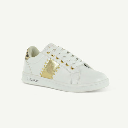 ECLAIR: COURT SHOE - WHITE