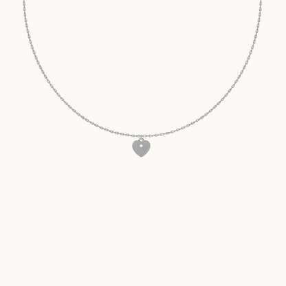 Sterling Silver Eternal Love Heart Necklace