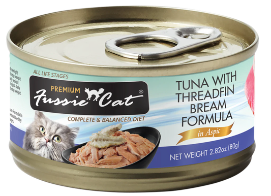 Fussie Cat Premium- Tuna With Threadfin Bream Formula In Aspic (2.8oz)