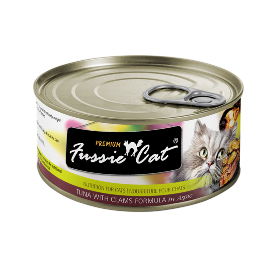 Fussie Cat Premium- Tuna With Clams Formula In Aspic (2.82oz)