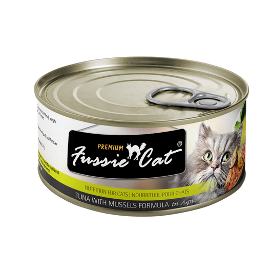 Fussie Cat Premium- Tuna With Mussels Formula In Aspic (2.82oz)