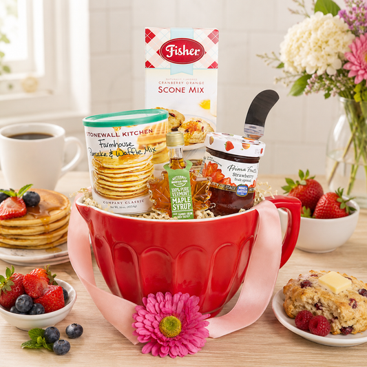 Homemade Morning Baking Gift Basket