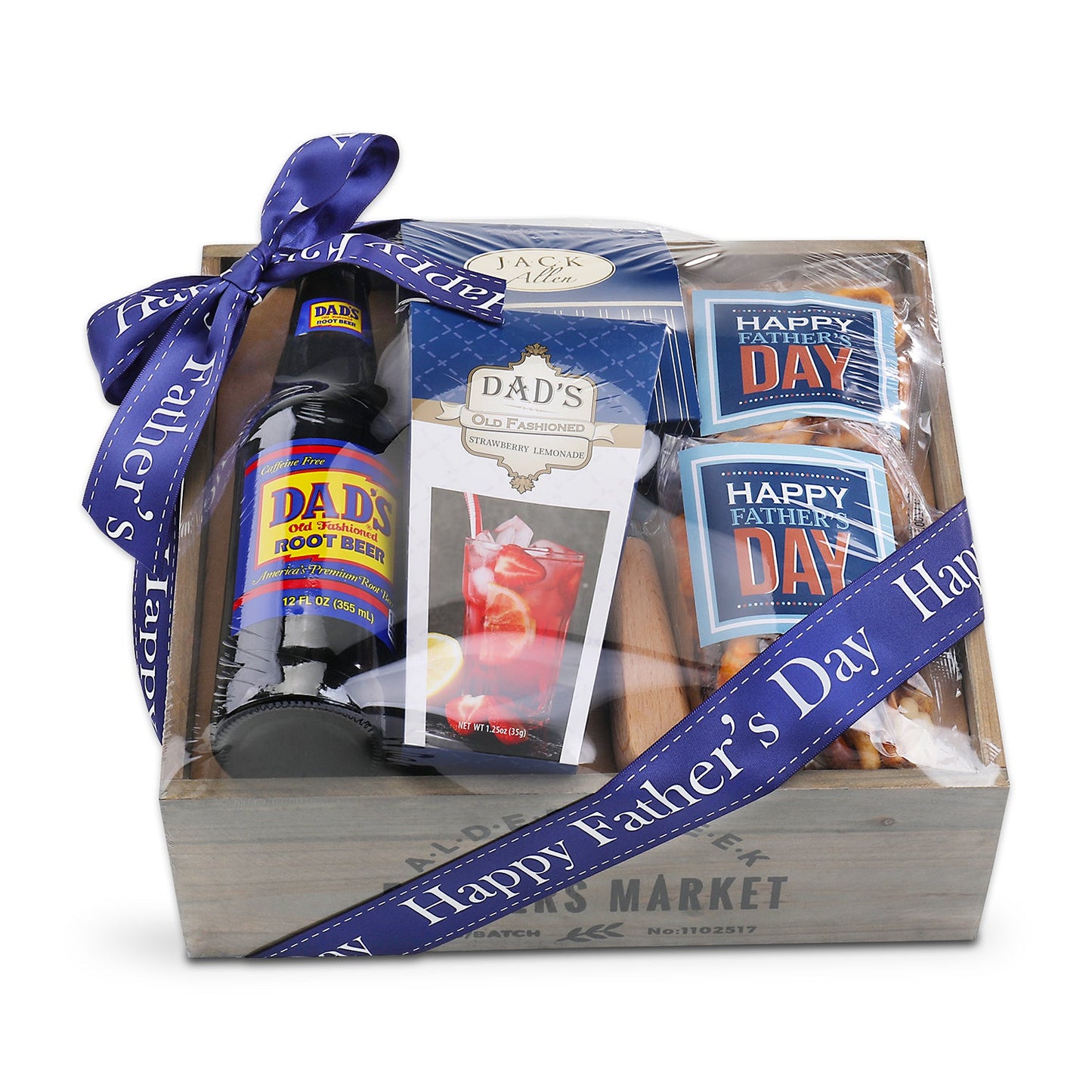 Father's Day Gift Basket with Gourmet Snacks