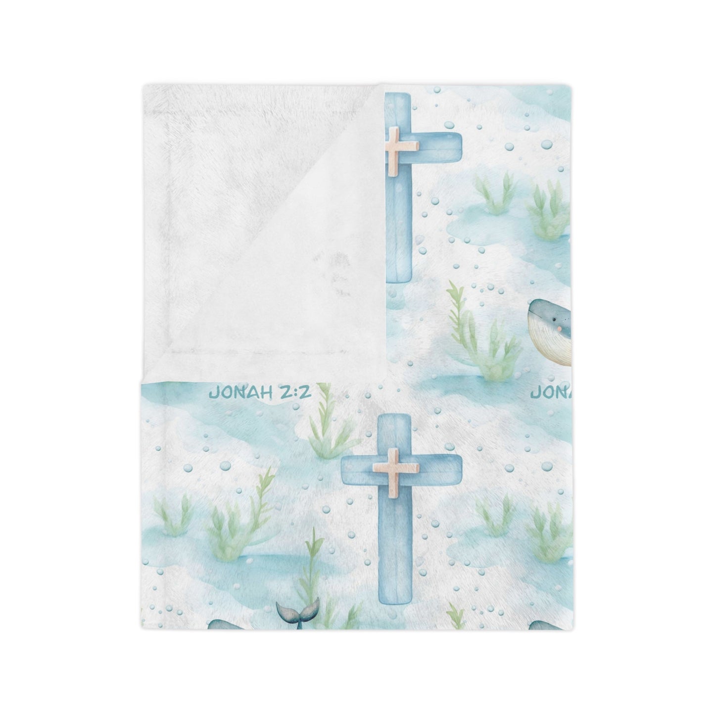 Inspired Jonah 2:2 Fleece Blanket