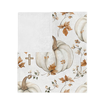 Faithful Harvest Minky Blanket
