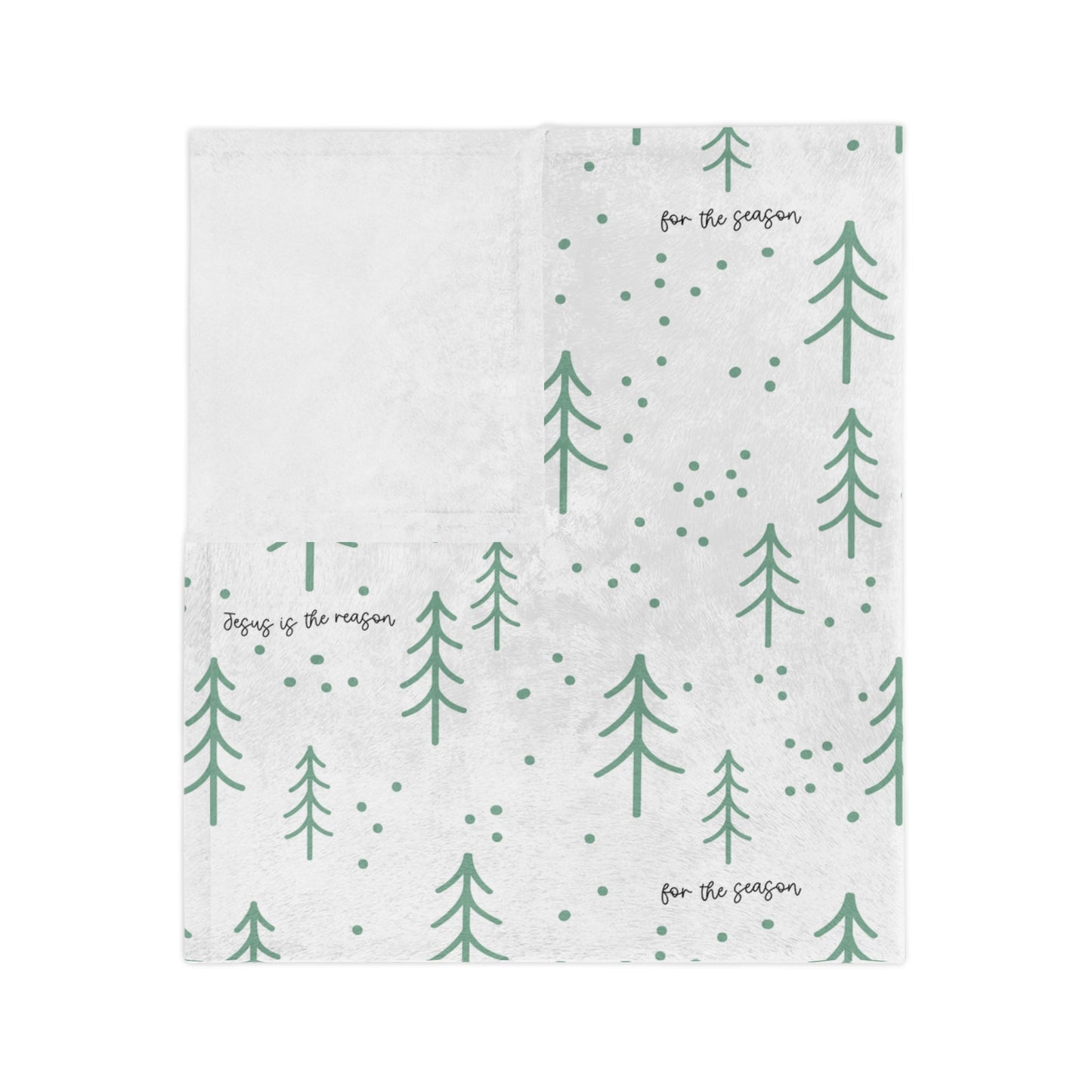 Jesus is the Reason for the Season Minky Blanket