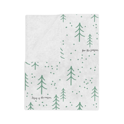Jesus is the Reason for the Season Minky Blanket