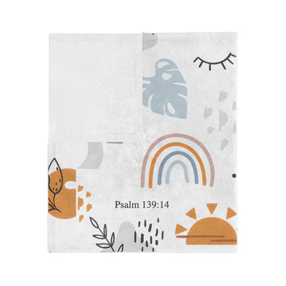 Fearfully and Wonderfully Made Fleece Blanket