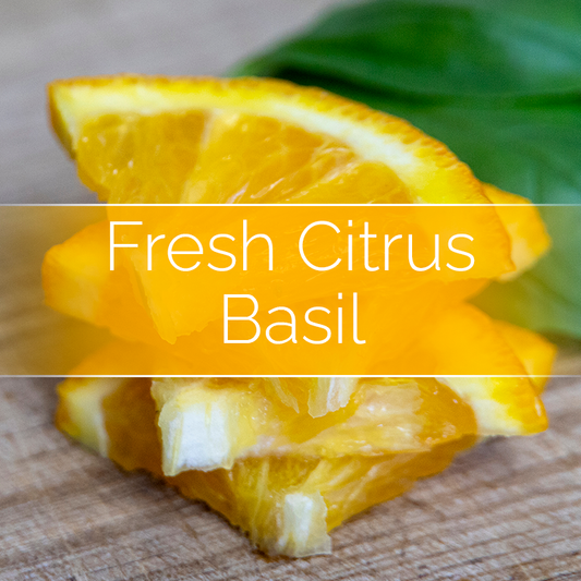 Fresh Citrus Basil - 14oz Filled Candle