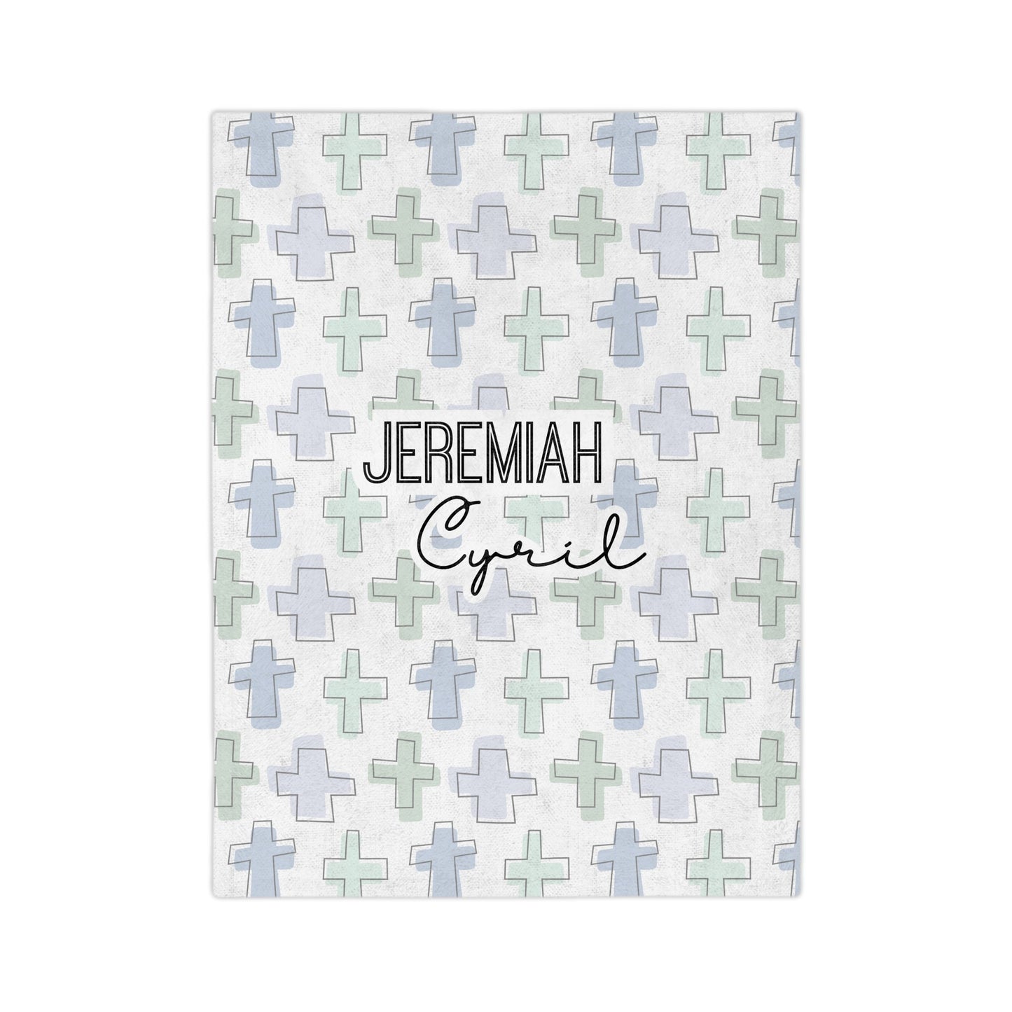 Personalized Rooted in Faith Minky Blanket