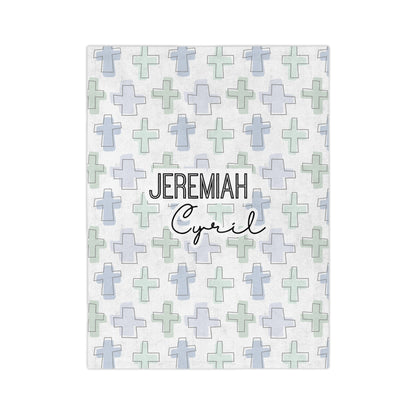 Personalized Rooted in Faith Minky Blanket