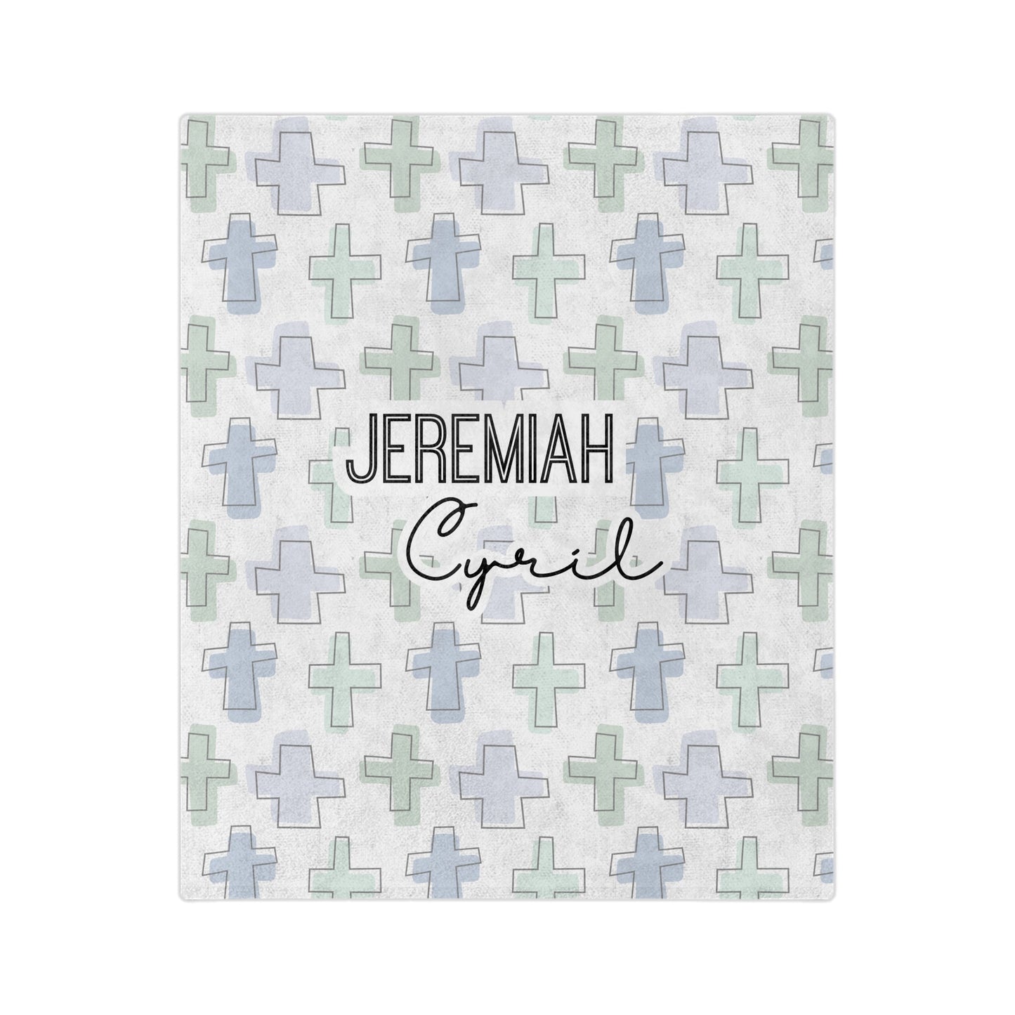 Personalized Rooted in Faith Minky Blanket