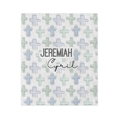 Personalized Rooted in Faith Minky Blanket