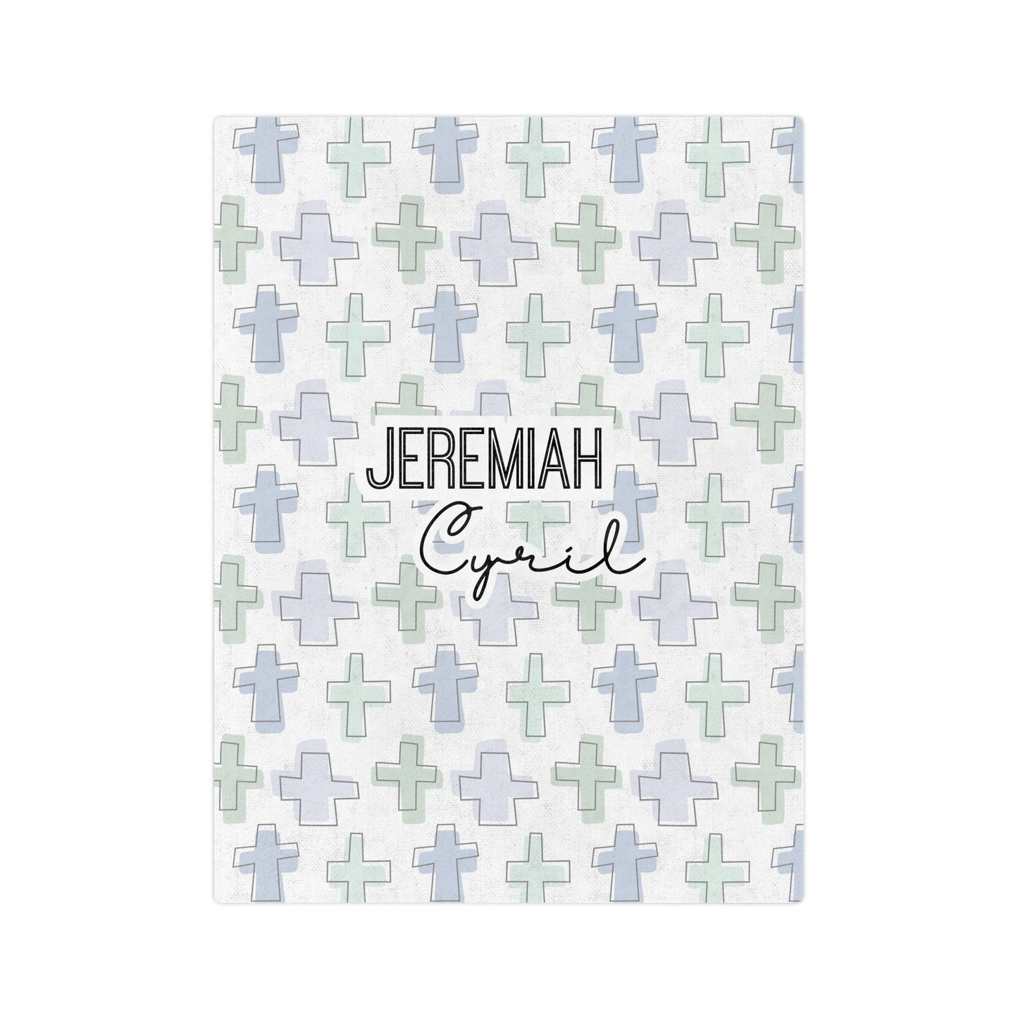 Personalized Rooted in Faith Minky Blanket