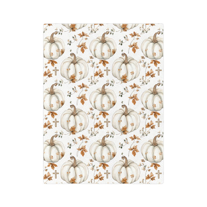 Faithful Harvest Minky Blanket