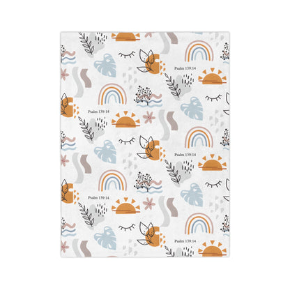Fearfully and Wonderfully Made Fleece Blanket