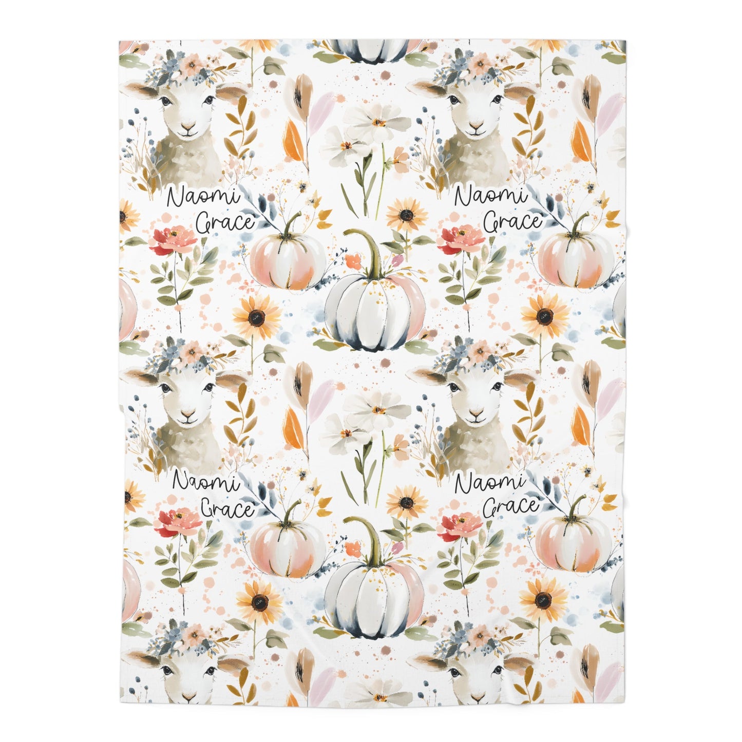 Personalized He Left the 99 To Find Me Baby Swaddle Blanket