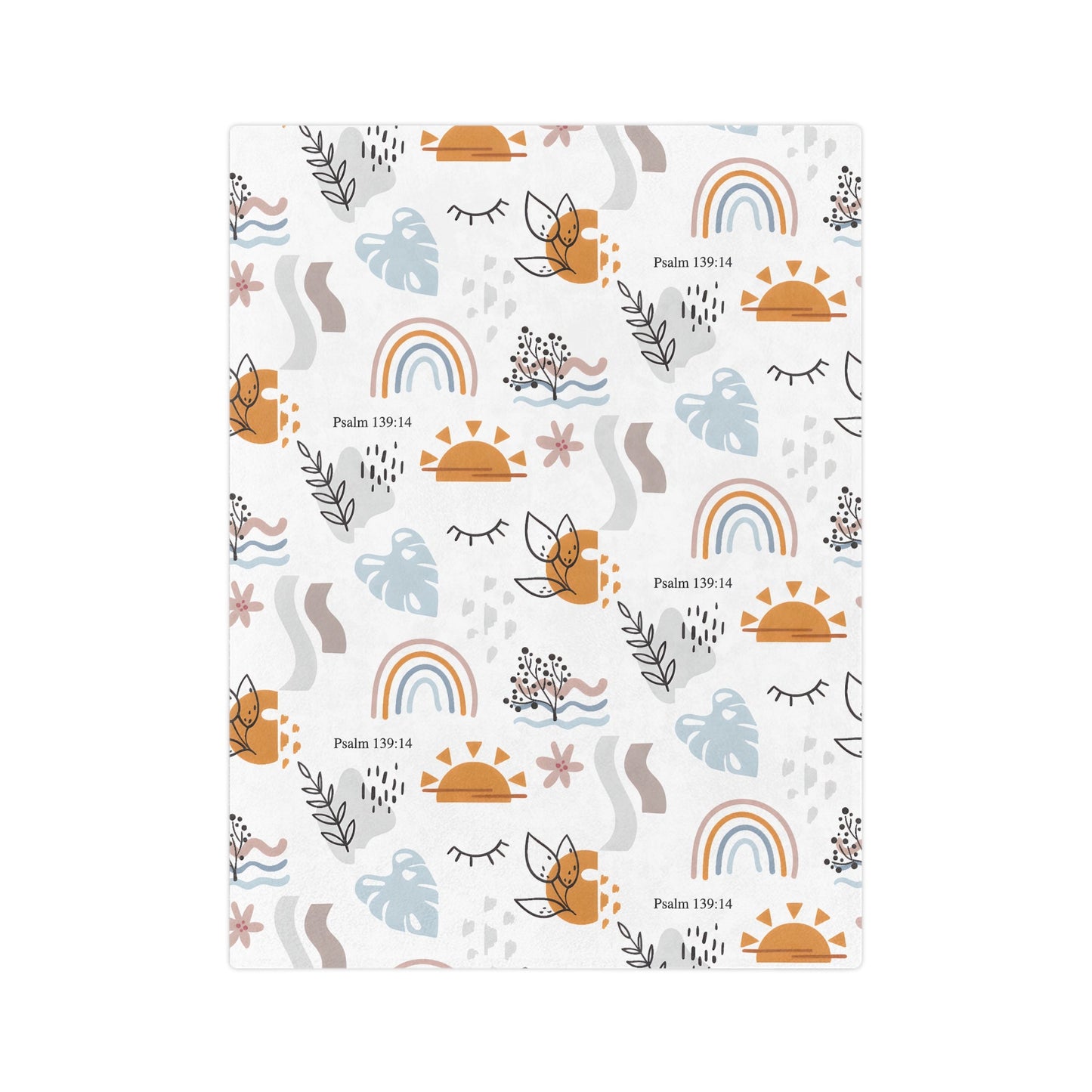 Fearfully and Wonderfully Made Fleece Blanket