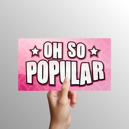 Funny Party Photo Booth Props - 6 Double-Sided PVC Signs