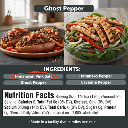 Ghost Pepper Hot Himalayan Salt 🌶️🔥 – The Spiciest Salt We Make!