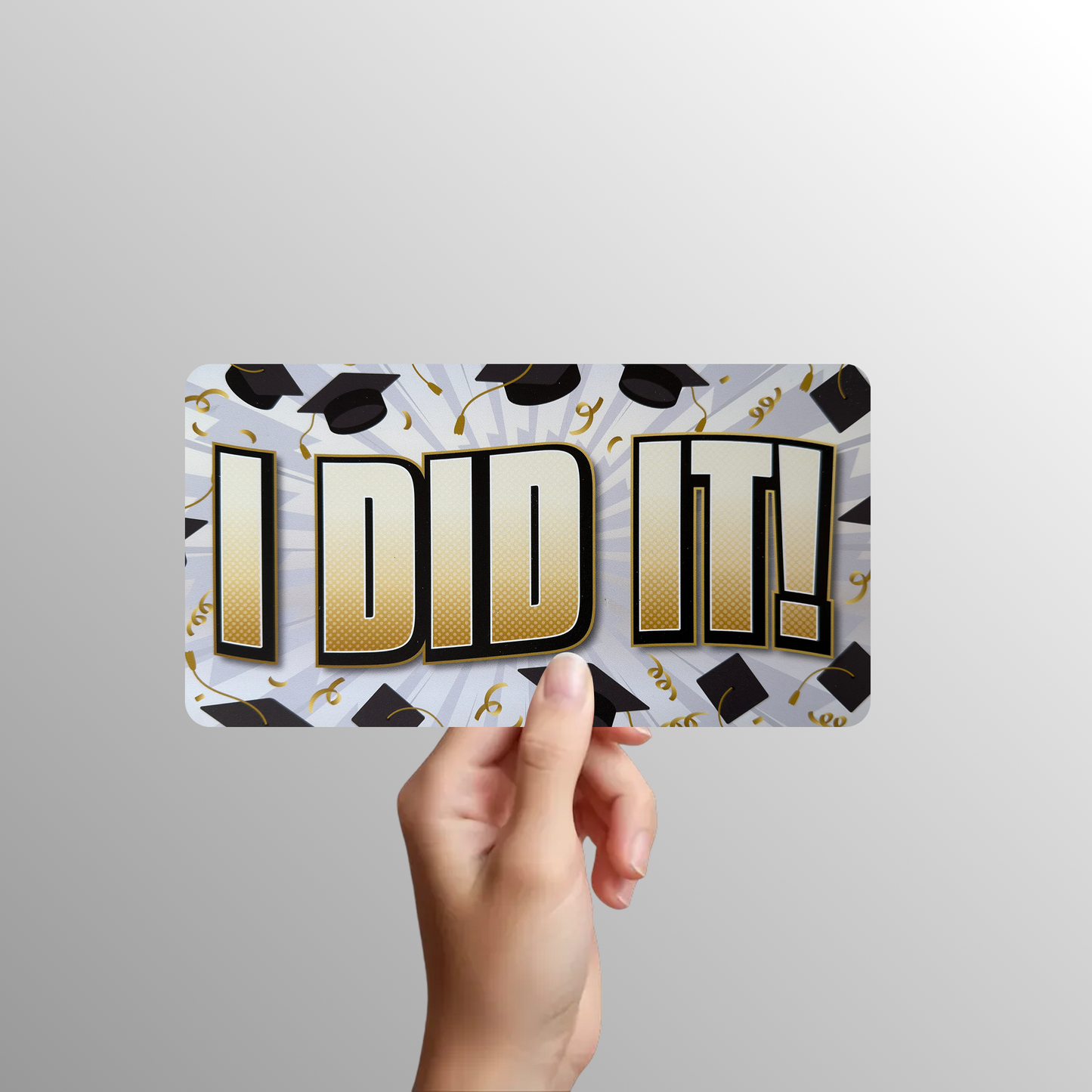 Graduation Photo Booth Props - Double-Sided Signs (6 Pack)