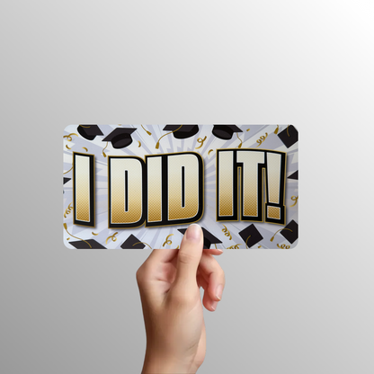 Graduation Photo Booth Props - Double-Sided Signs (6 Pack)