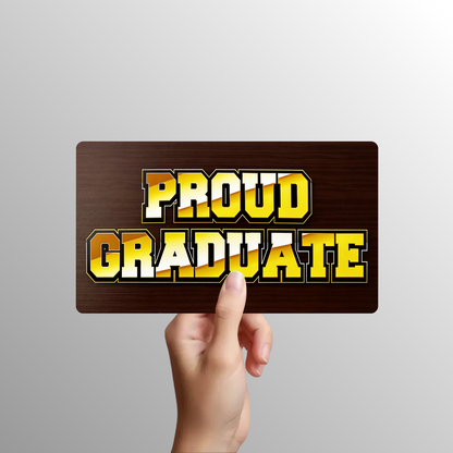 Graduation Photo Booth Props - Double-Sided PVC Signs (4 Pack)