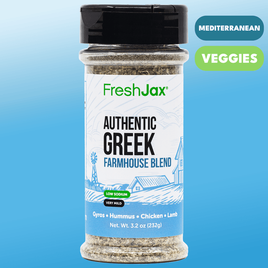 Authentic Greek Seasoning | Low Sodium, GLP-1 Friendly Mediterranean Herb Mix