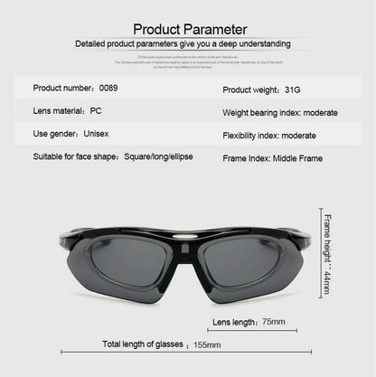 Cycling Sunglasses Sports Men Glasses Road Bicycle Glasses Mountain Bike Riding Protection Goggles Eyewear Women Sun Glasses