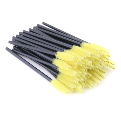 Lanjinglin 5/50pcs Eyelash Brush Crystal Eyelash Soft Eye Lashes Extension Mascara Wands Makeup Professional Makeup Tool