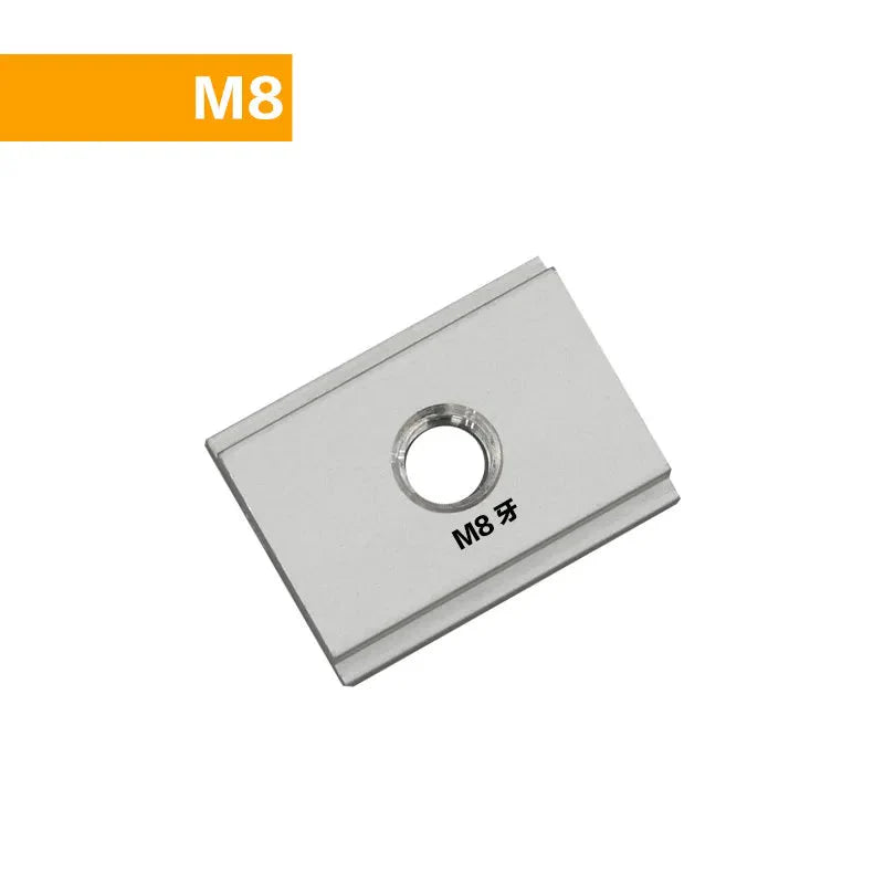 T Track Slider M8 T Screw M8 Nut Saw Table Acting Hold Down Clamp for T-Slot T-Track Woodworking  DIY Tools